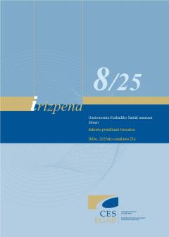 8/25 Irizpena uztailaren 21ekoa, Gastronomia Euskadiko Sariak arautzen dituen dekretu-proiektuari buruzkoa